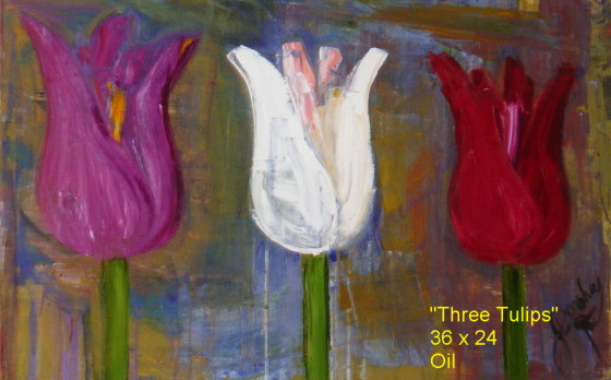 three tulips by james donohue