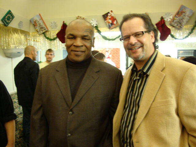 aoj enjoying the holiday season with heavyweight champ mike tyson